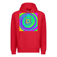Red tye die pattern Premium Hoodie - RanaPortraitStore