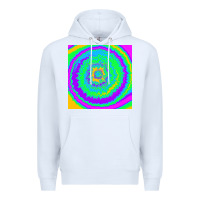 White tye die pattern Premium Hoodie - RanaPortraitStore