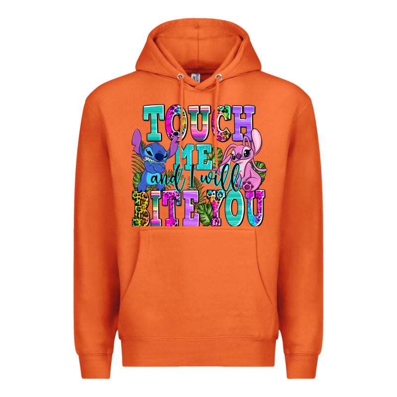 Touch Me And I Will Bite Premium Hoodie by AdoDesignShop | Teevron