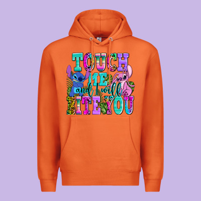 Touch Me And I Will Bite Premium Hoodie Designed By Adodesignshop