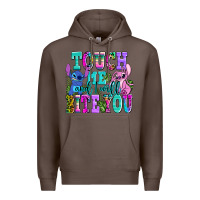Coffee touch me and i will bite Premium Hoodie - AdoDesignShop