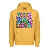 Mustard touch me and i will bite Premium Hoodie - AdoDesignShop