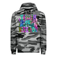 Slate Camo touch me and i will bite Premium Hoodie - AdoDesignShop