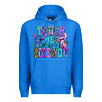 True Royal touch me and i will bite Premium Hoodie - AdoDesignShop