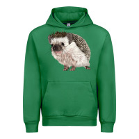 Emerald Hedgehog Illustrations Urban Hoodie - LillyAllenDesigns