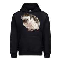 Foreset Green Hedgehog Illustrations Urban Hoodie - LillyAllenDesigns