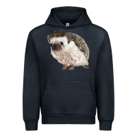 Navy Hedgehog Illustrations Urban Hoodie - LillyAllenDesigns