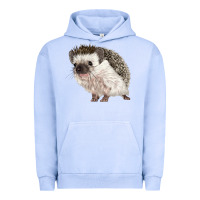 Pigment Grape Ice Hedgehog Illustrations Urban Hoodie - LillyAllenDesigns