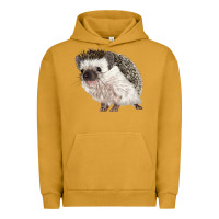 Pigment Peanut Butter Hedgehog Illustrations Urban Hoodie - LillyAllenDesigns