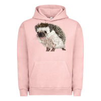 Pigment Salmon Hedgehog Illustrations Urban Hoodie - LillyAllenDesigns