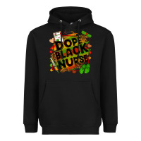 Black dope black nurse Heavyweight Hoodie - Zillion Design Studio