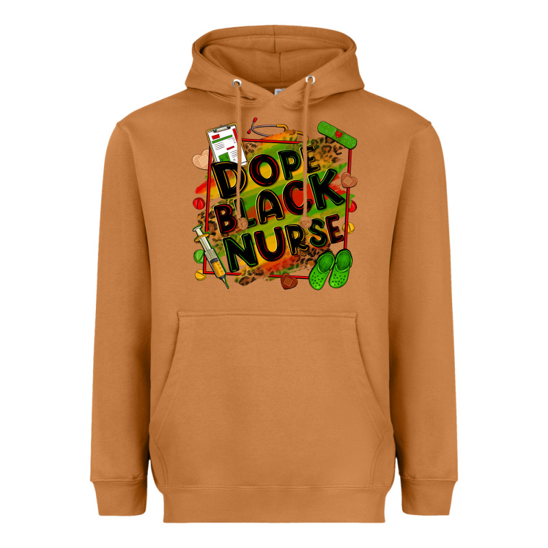 Dope Black Nurse Heavyweight Hoodie by Zillion Design Studio | Teevron