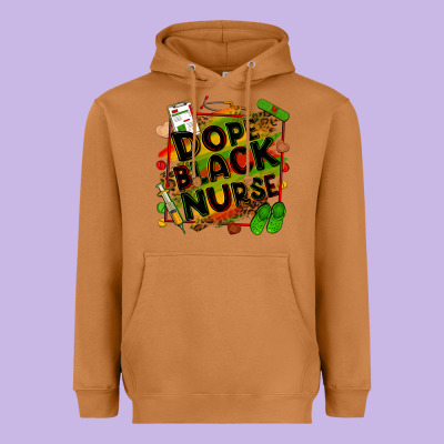 Dope Black Nurse Heavyweight Hoodie Designed By Zillion Design Studio