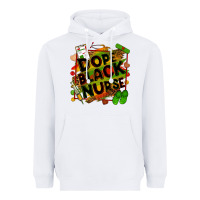 White dope black nurse Heavyweight Hoodie - Zillion Design Studio