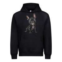 Black french bulldog Urban Hoodie - BarkalooDesign
