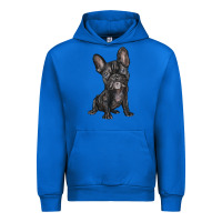 Cobalt french bulldog Urban Hoodie - BarkalooDesign