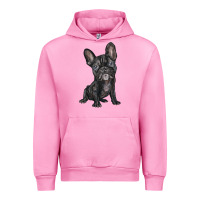 Fuchsia Pink french bulldog Urban Hoodie - BarkalooDesign