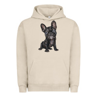 Pigment French Oak french bulldog Urban Hoodie - BarkalooDesign