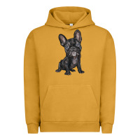 Pigment Peanut Butter french bulldog Urban Hoodie - BarkalooDesign