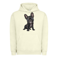 Pigment Pistachio french bulldog Urban Hoodie - BarkalooDesign