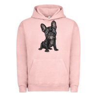 Pigment Salmon french bulldog Urban Hoodie - BarkalooDesign