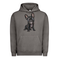 Pigment Tornado french bulldog Urban Hoodie - BarkalooDesign