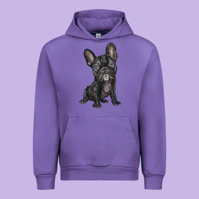 French Bulldog Urban Hoodie Designed By Barkaloodesign
