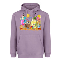 Lavender summer drinks coffee cups Heavyweight Hoodie - texasbilliewilder