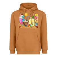 Meerkat summer drinks coffee cups Heavyweight Hoodie - texasbilliewilder