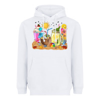 White summer drinks coffee cups Heavyweight Hoodie - texasbilliewilder