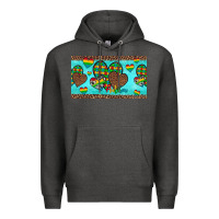 Charcoal Heather western hearts autism cup Premium Hoodie - Artiststas
