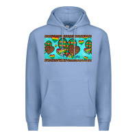 Colony Blue western hearts autism cup Premium Hoodie - Artiststas