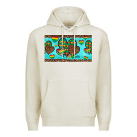 Oatmeal Heather western hearts autism cup Premium Hoodie - Artiststas