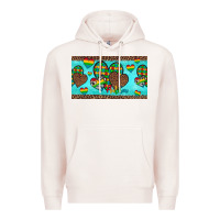 Pale Pink western hearts autism cup Premium Hoodie - Artiststas