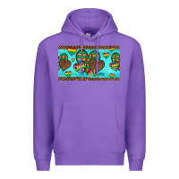Purple western hearts autism cup Premium Hoodie - Artiststas