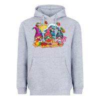 Heather Grey summer gnome tbw Heavyweight Hoodie - texasbilliewilder
