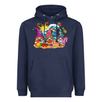 Navy summer gnome tbw Heavyweight Hoodie - texasbilliewilder