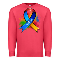 Cardinal autism ribbon Premium Sweatshirt - Zillion Design Studio