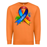 Carrot autism ribbon Premium Sweatshirt - Zillion Design Studio