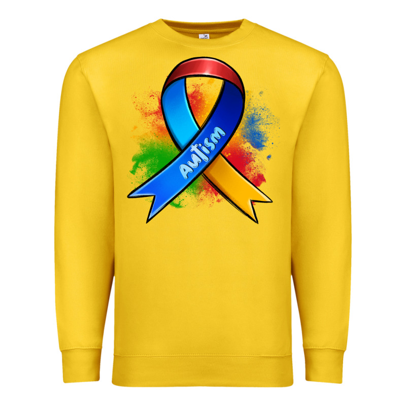 Autism Ribbon Premium Sweatshirt by Zillion Design Studio | Teevron