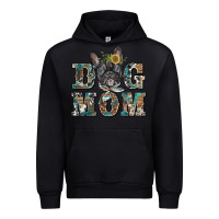 Black dog mom french bulldog Urban Hoodie - BarkalooDesign