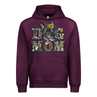 Mauve Wine dog mom french bulldog Urban Hoodie - BarkalooDesign