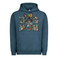Pigment Midnight Navy dog mom french bulldog Urban Hoodie - BarkalooDesign
