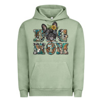 Pigment Oil Green dog mom french bulldog Urban Hoodie - BarkalooDesign