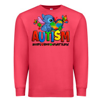 Cardinal autism stitch accept love understand Premium Sweatshirt - Zillion Design Studio