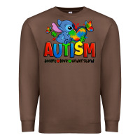Chestnut autism stitch accept love understand Premium Sweatshirt - Zillion Design Studio