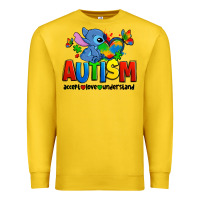 Lemon autism stitch accept love understand Premium Sweatshirt - Zillion Design Studio