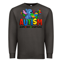 Smoke autism stitch accept love understand Premium Sweatshirt - Zillion Design Studio