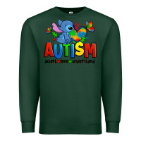 Sports Green autism stitch accept love understand Premium Sweatshirt - Zillion Design Studio