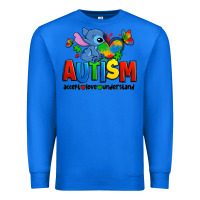 True Royal autism stitch accept love understand Premium Sweatshirt - Zillion Design Studio